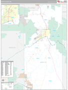 Santa Fe County, NM Digital Map Premium Style